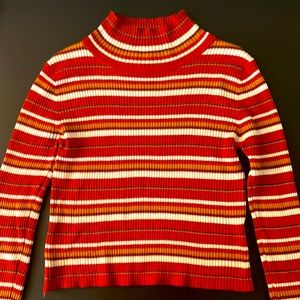 Pink Republic Crop Top Long Sleeve Sweater